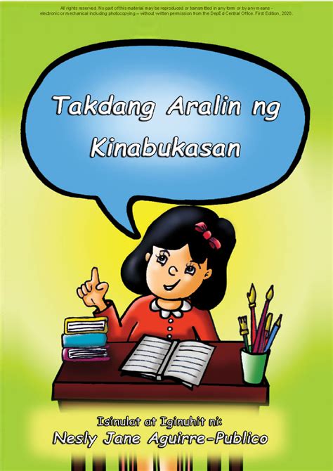 Takdang Aralin para sa buwan ng Disyembre .